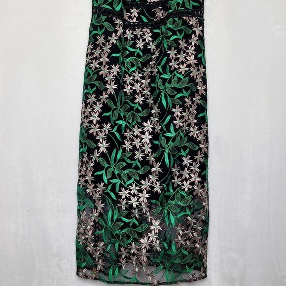 Sam Edelman Floral Embroidered Lace Dress Size 10 - Picture 8 of 14